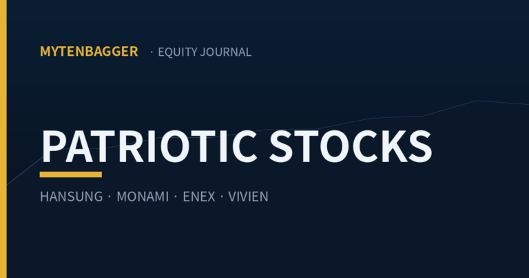 Korean Patriotic Stocks: Why I Cheer the Crab Stick, Not the Shares