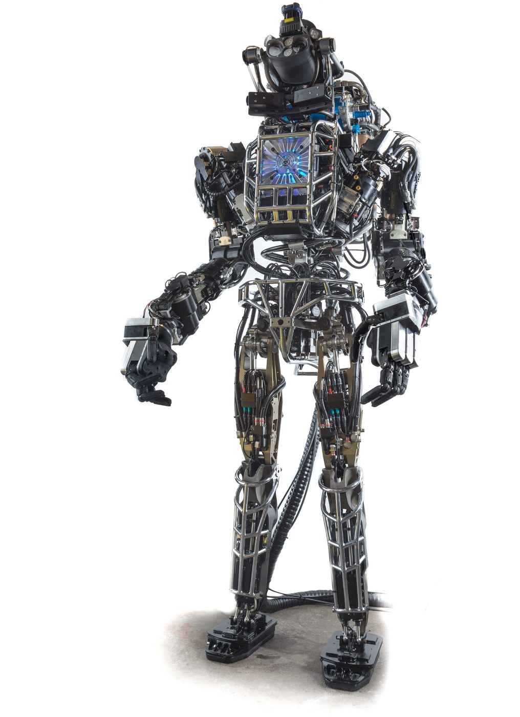 Hyundai Motor stock robotics narrative symbolized by a humanoid robot