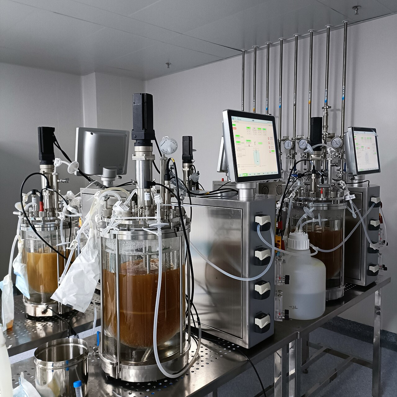 Cell culture bioreactor array reference photo