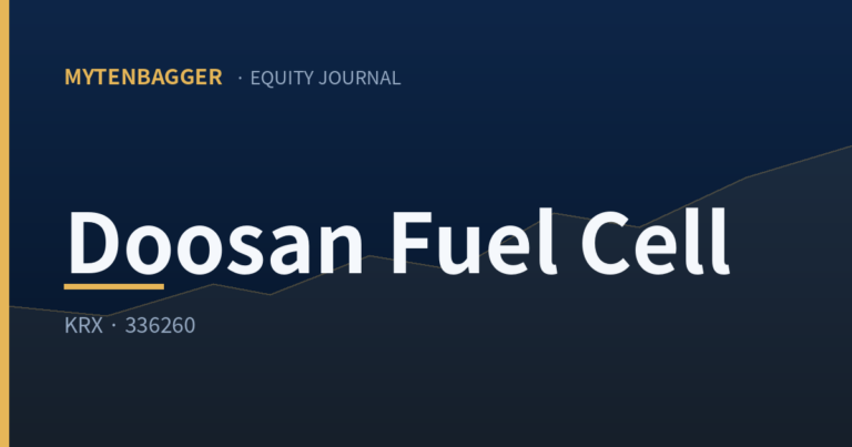 Doosan Fuel Cell Stock: The Korean Bloom Energy Trade I Hold