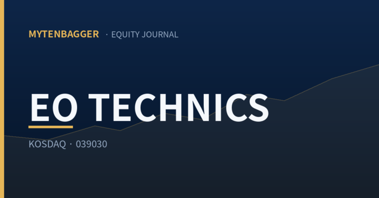 EO Technics Stock Fell 45% While Estimates Rose — Why I Buy