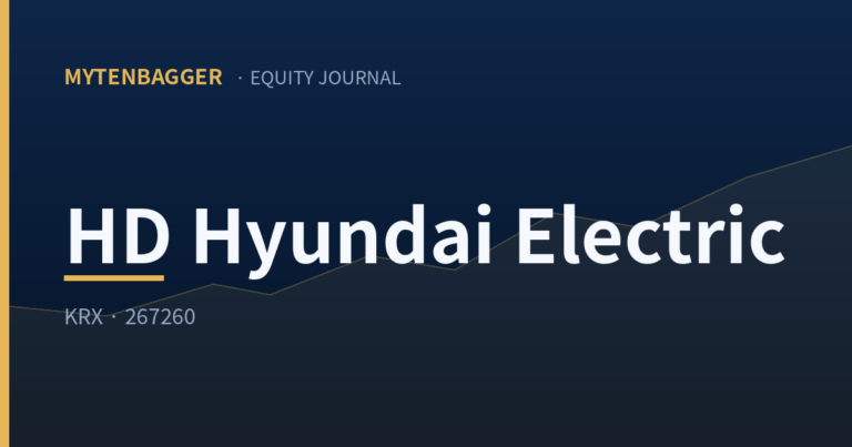 HD Hyundai Electric Stock: I Bought the 40% Correction