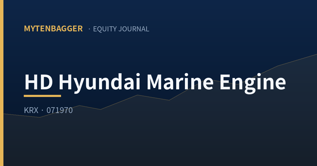 Why HD Hyundai Marine Engine Stock Fell 45% as Profit Surged