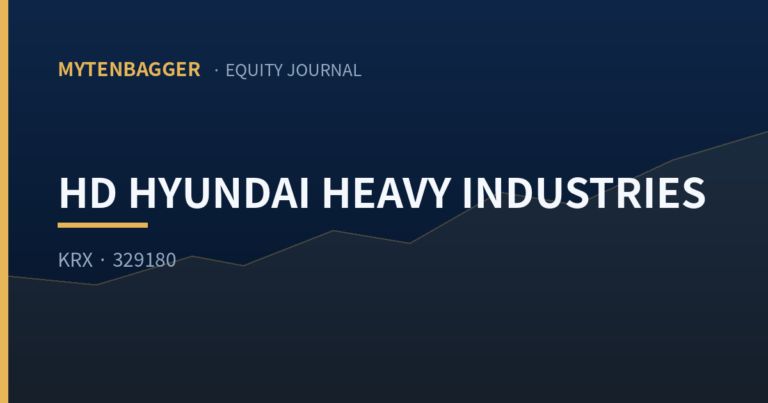 HD Hyundai Heavy Industries Stock: I Bought the 32% Drop