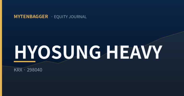 Hyosung Heavy Industries Stock: Buying the Rally Give-Back