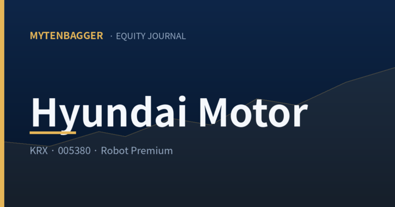 Hyundai Motor Stock: I Watch Tariffs and Margins, Not Robots