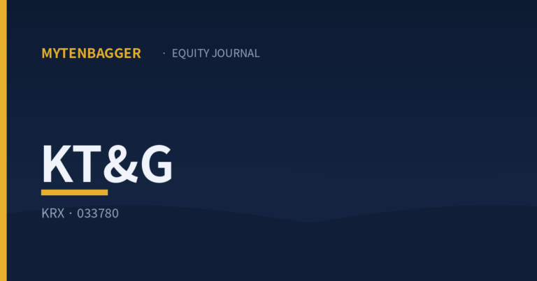KT&G Stock: The 9.5% Buyback Is Burned, Dividends Come Next