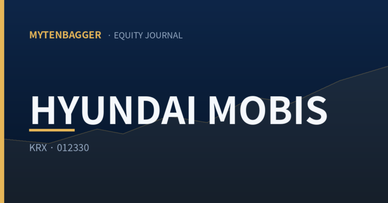 Hyundai Mobis Stock: Record Profit at 0.85x Book Value