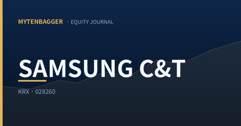 Samsung C&T Stock: 29% Drop, Stakes Worth Twice the Cap