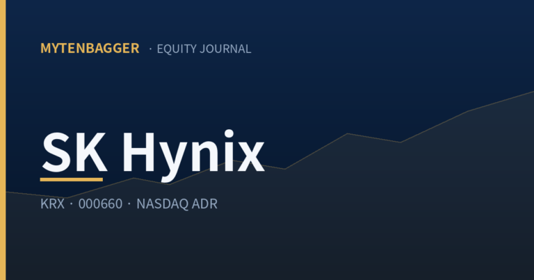 SK Hynix Nasdaq ADR: Why I’m Holding Into the Re-Rating