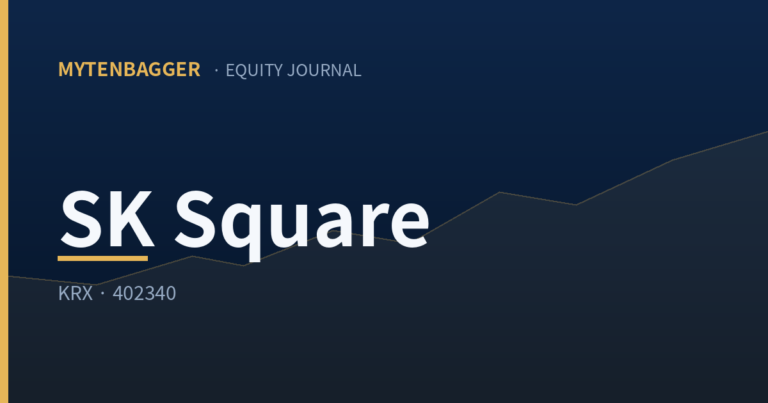 SK Square Stock: NAV Discount Back to 43.8% — Why I Wait