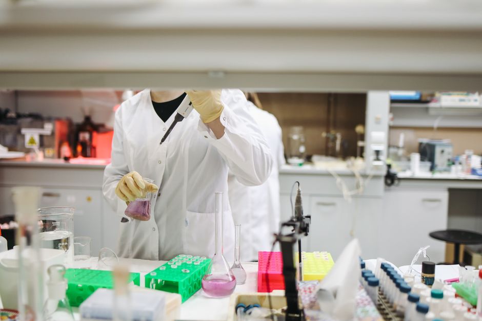 Alteogen stock analysis - biotech research laboratory bench