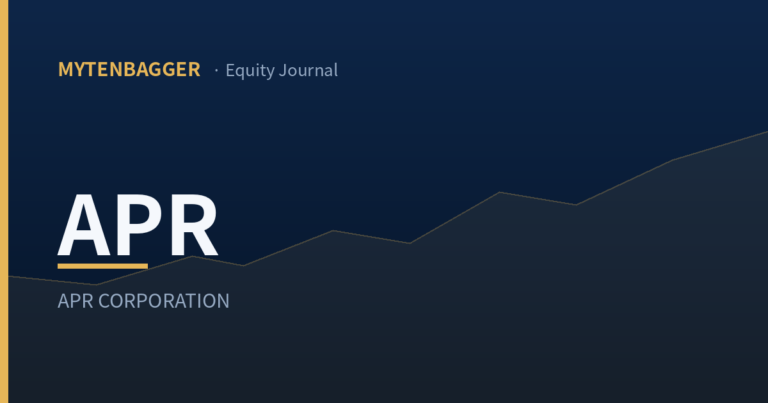 Why APR Corporation Stock Made Me Count Inventory First
