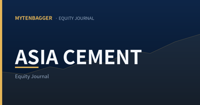 Asia Cement stock equity journal featured image