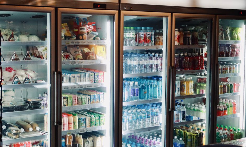BGF Retail stock analysis image showing convenience store shelving