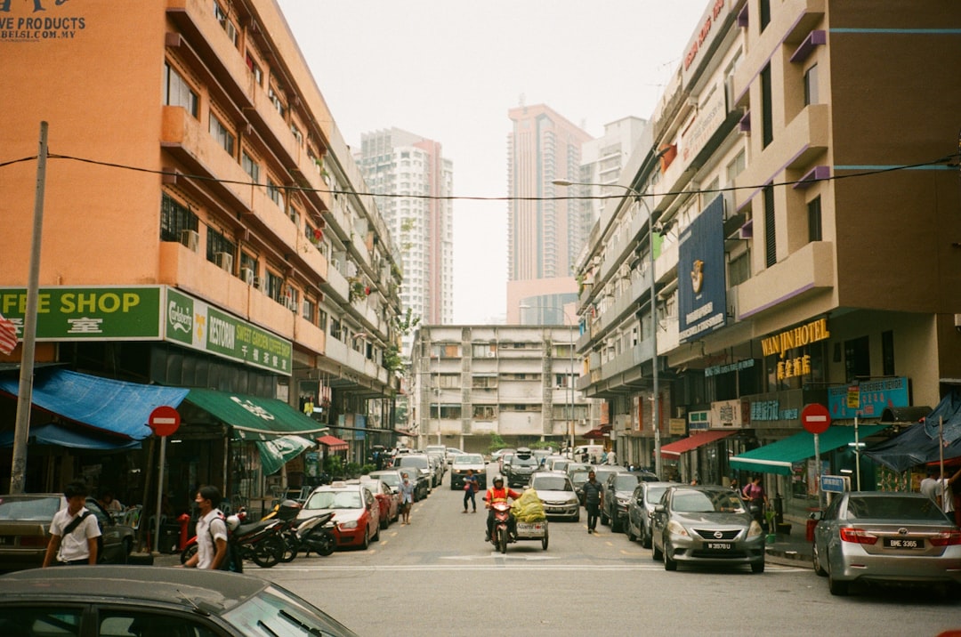 Street of shops in Kuala Lumpur, a generic local scene for the overseas business section