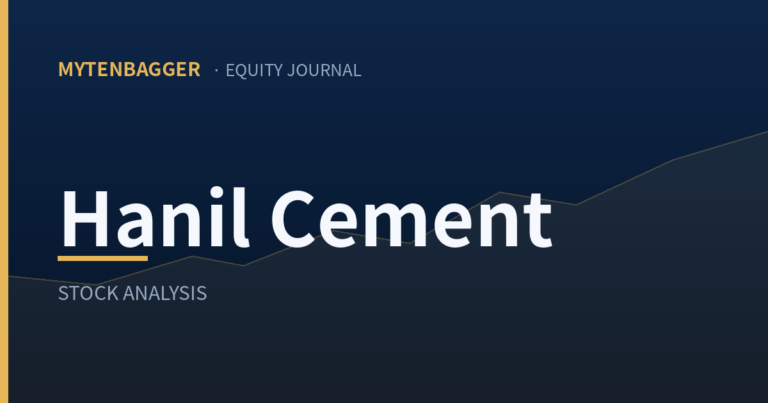 Hanil Cement stock analysis brand thumbnail
