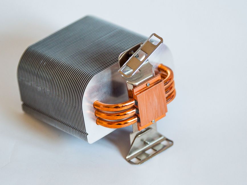 Hanon Systems stock analysis - finned heat exchanger with copper heat pipes
