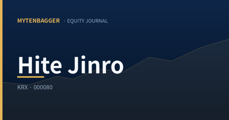 Hite Jinro Stock: Lowest Margin, Highest Yield, Frozen Payout