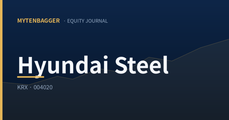 Hyundai Steel stock analysis cover