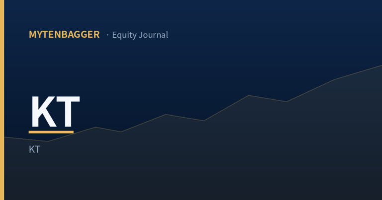 KT stock analysis — MyTenbagger equity journal cover image