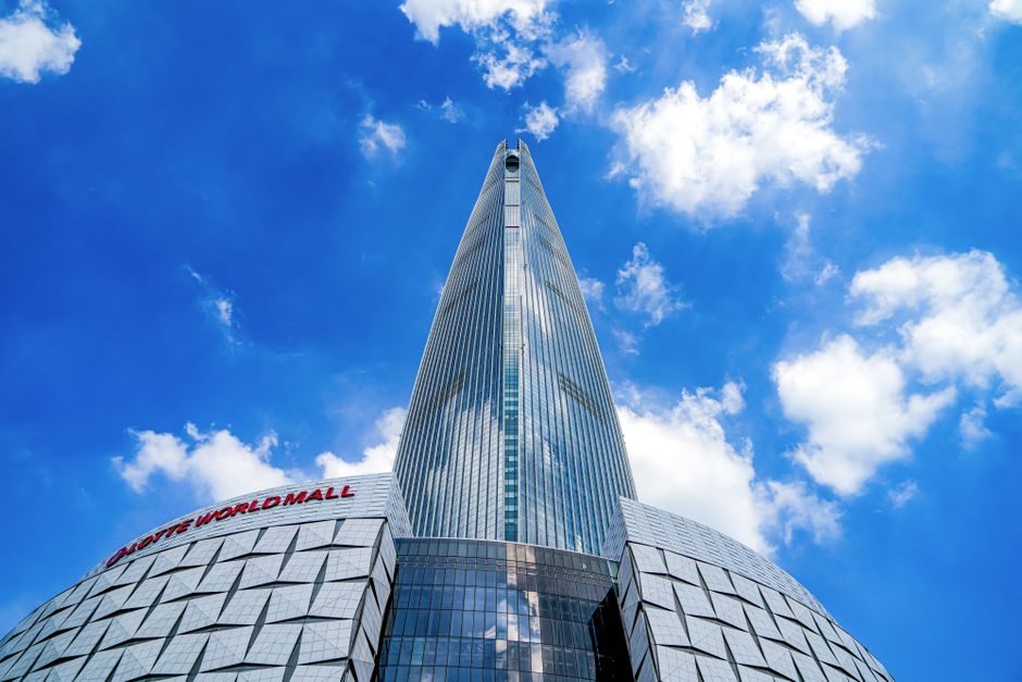 Lotte World Mall and Lotte World Tower in Jamsil, Seoul