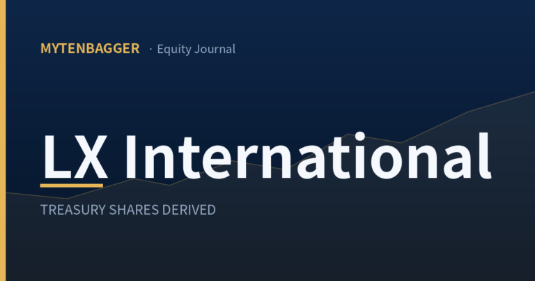 LX International stock equity journal cover image