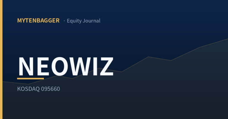 Neowiz stock analysis - MyTenbagger Equity Journal