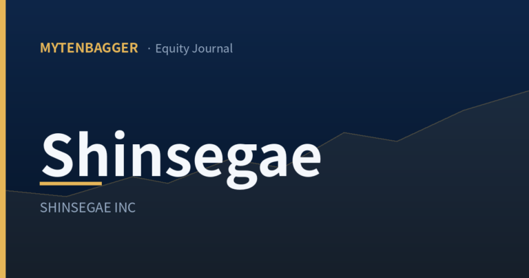 Shinsegae stock analysis — MyTenbagger Equity Journal featured image