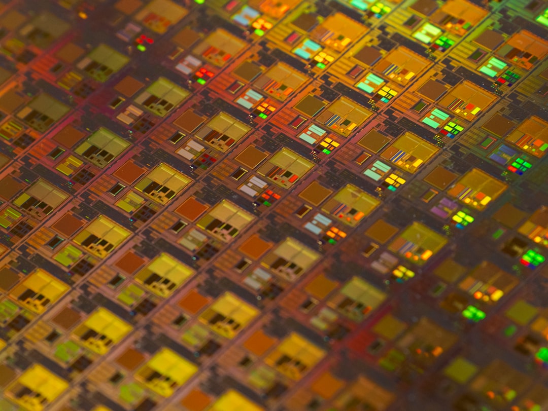 Illustrative semiconductor silicon wafer — SK Siltron context