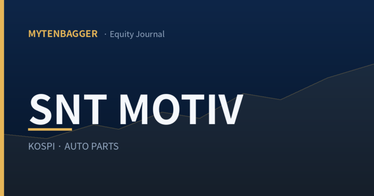 SNT Motiv Stock and a Capex Ratio Above Every Peer I Checked