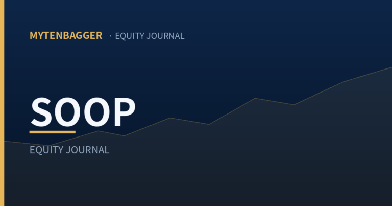 SOOP stock equity journal featured image