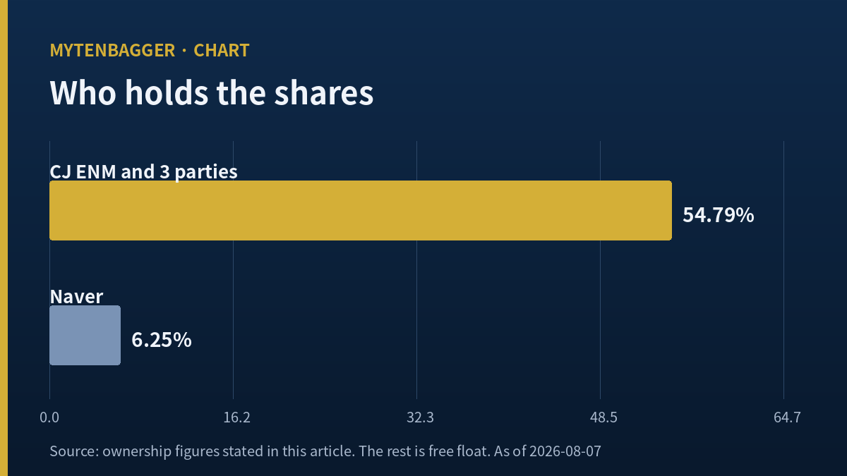 Ownership breakdown behind my Studio Dragon stock review