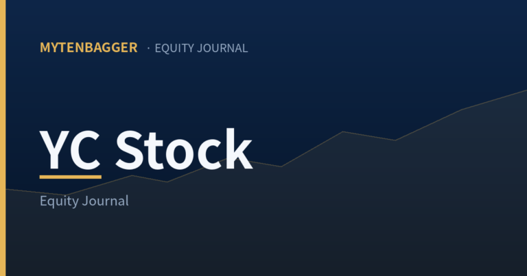 YC Stock Bottomed With Its Whole Sector and Did Not Come Back