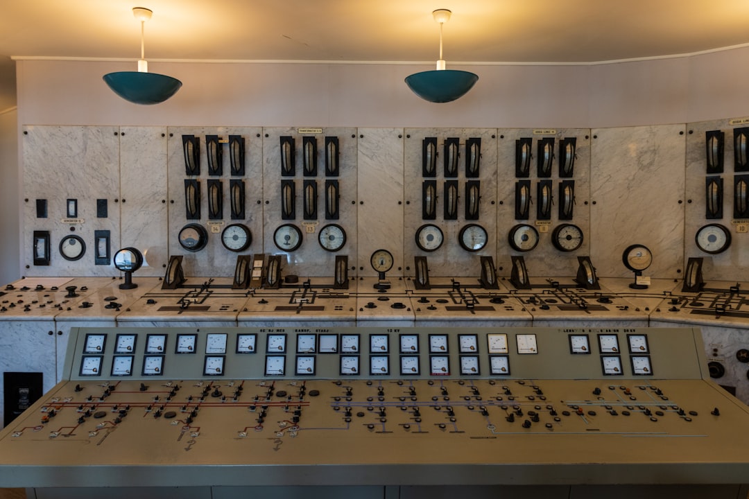 A wide industrial control room of the kind that runs the instrumentation discussed in this Woori Technology stock analysis