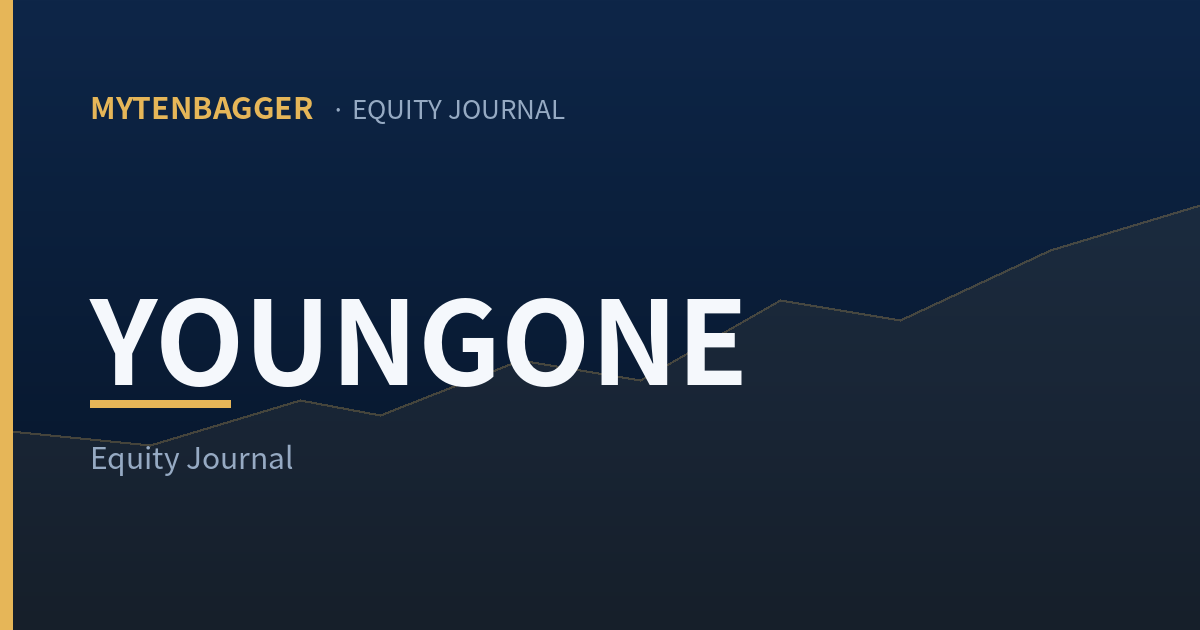 Youngone stock equity journal cover image