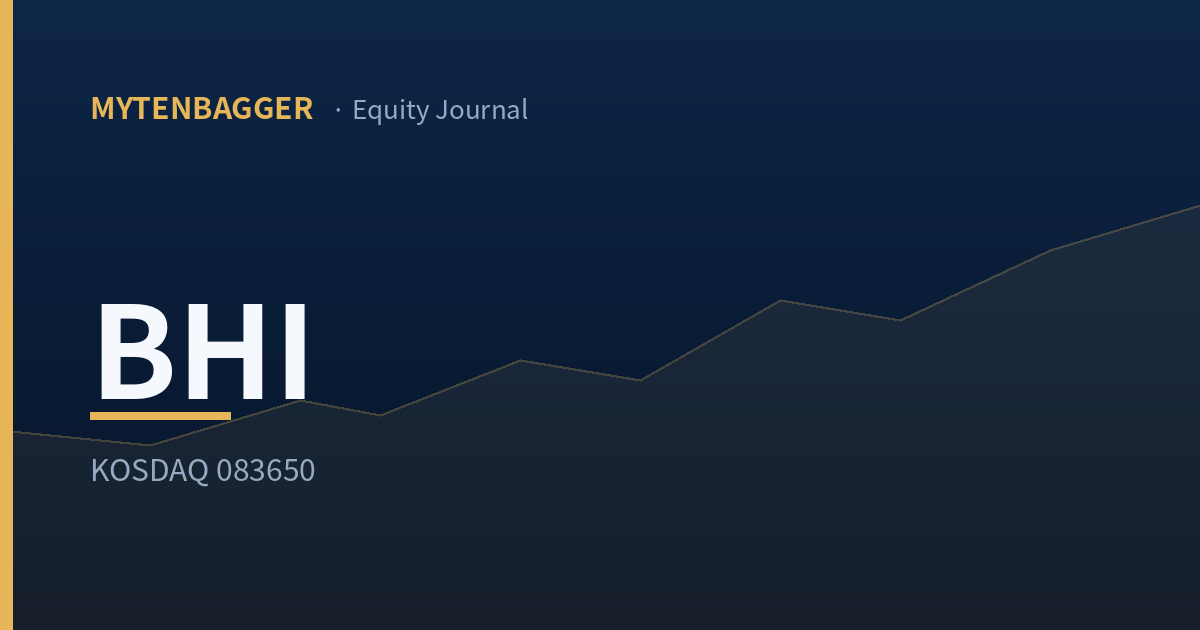 BHI stock analysis cover image for MyTenbagger