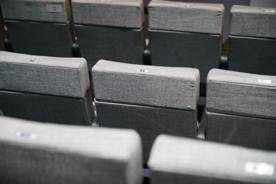 Empty studio seating, used to illustrate this CJ ENM stock note