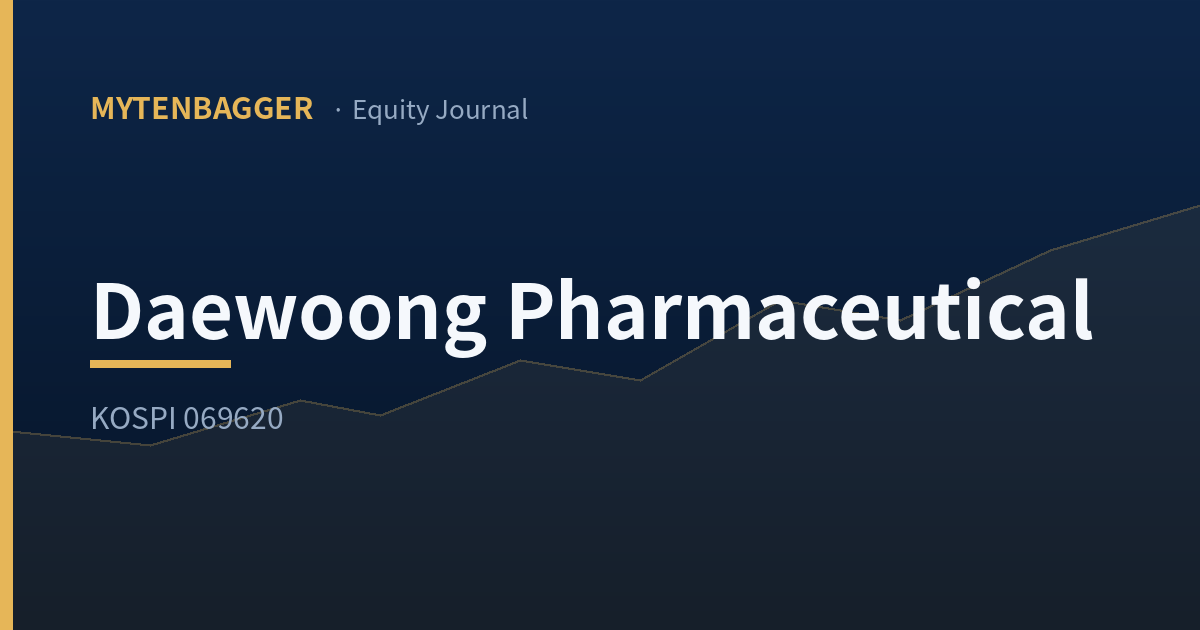Daewoong Pharmaceutical stock review cover image