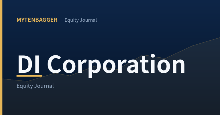 DI Corporation Stock and Two Balance Sheets: One Price