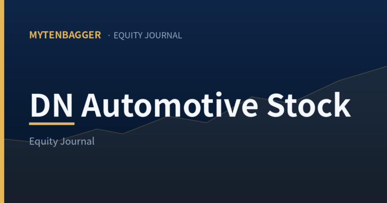DN Automotive stock equity journal cover image