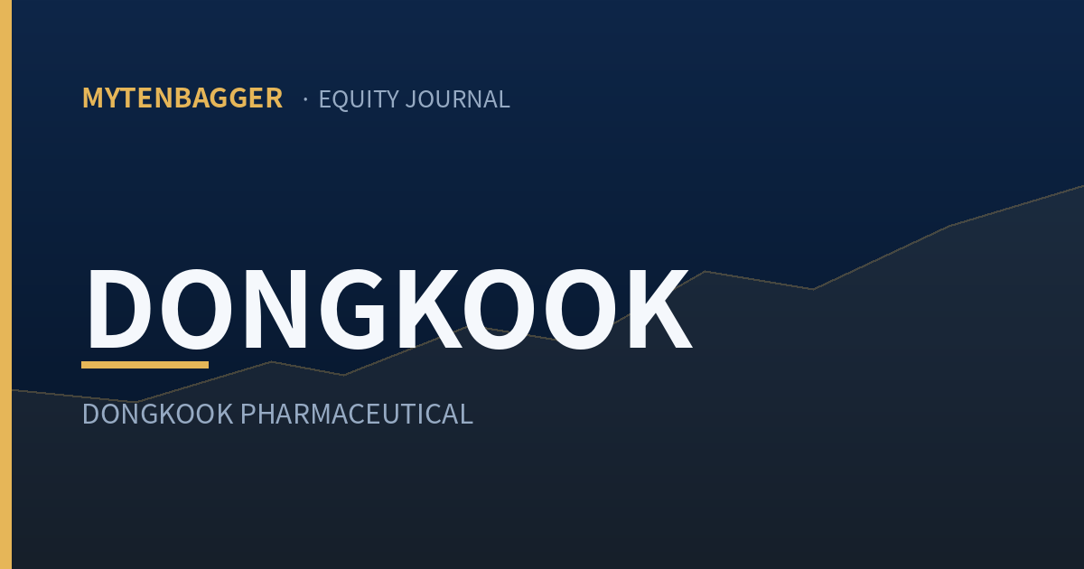 Dongkook Pharmaceutical equity journal thumbnail