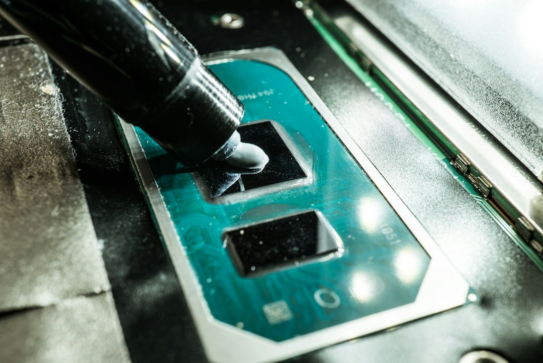 Exicon stock journal image of a chip testing machine interior