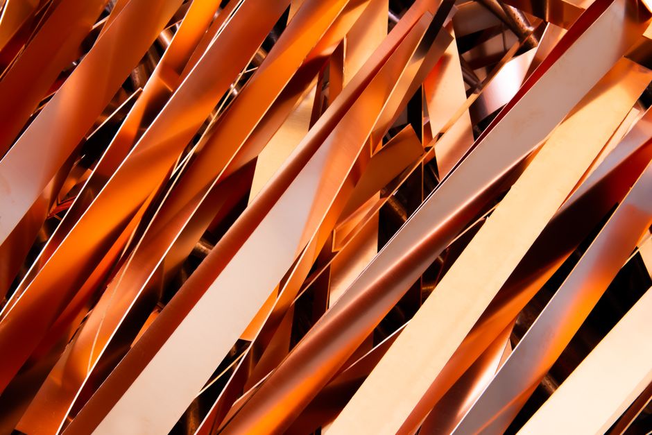 Thin copper strip stock of the kind Haesung DS stock depends on for lead frames