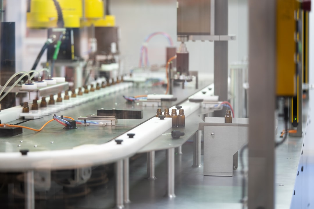 A pharmaceutical filling line standing in for the commercial business behind the China unit quarter
