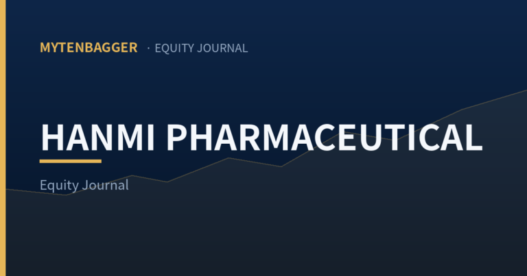 Hanmi Pharmaceutical stock journal cover image