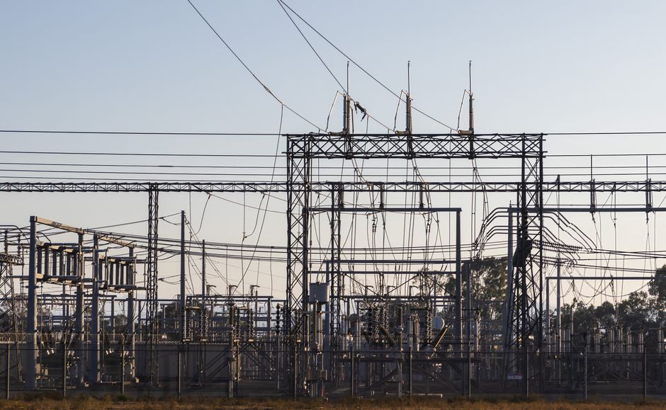 Iljin Electric stock and grid equipment at a substation