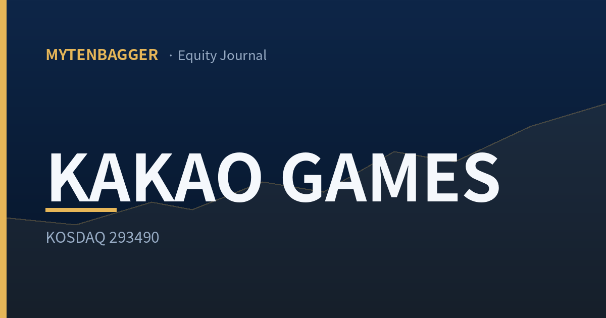 Kakao Games Outlook Rests on a Book Value Two Screens Missed