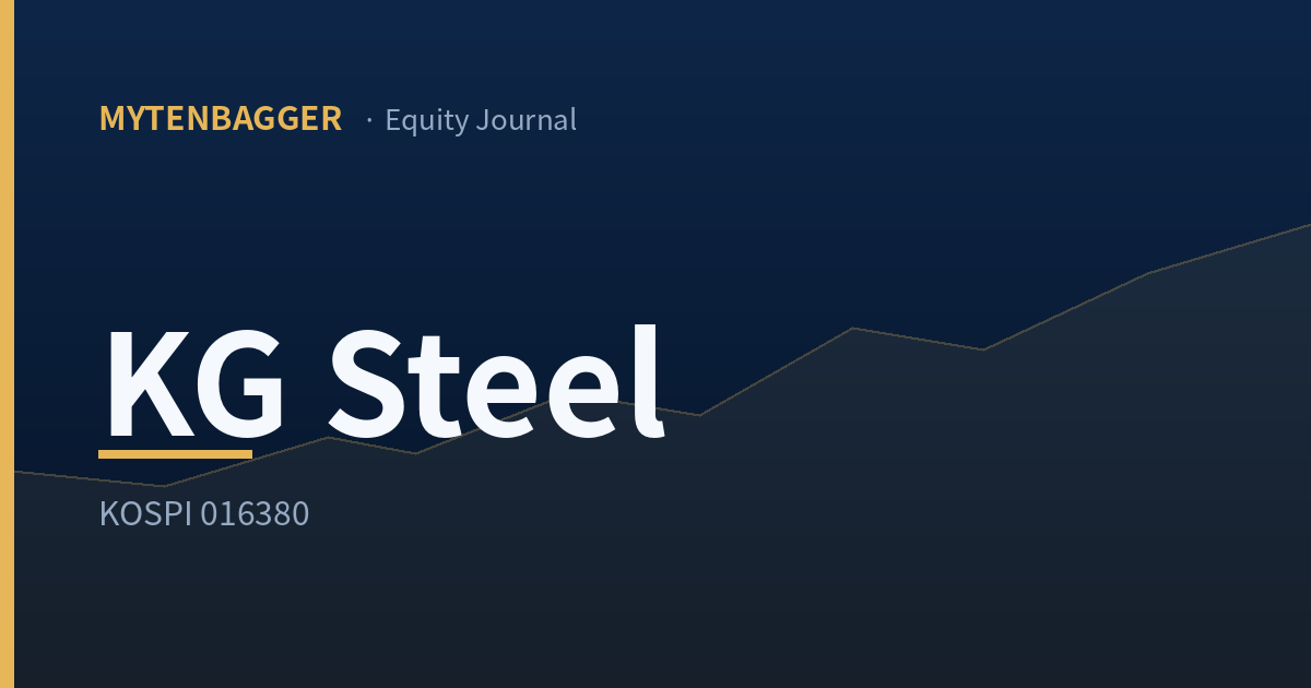KG Steel stock file cover