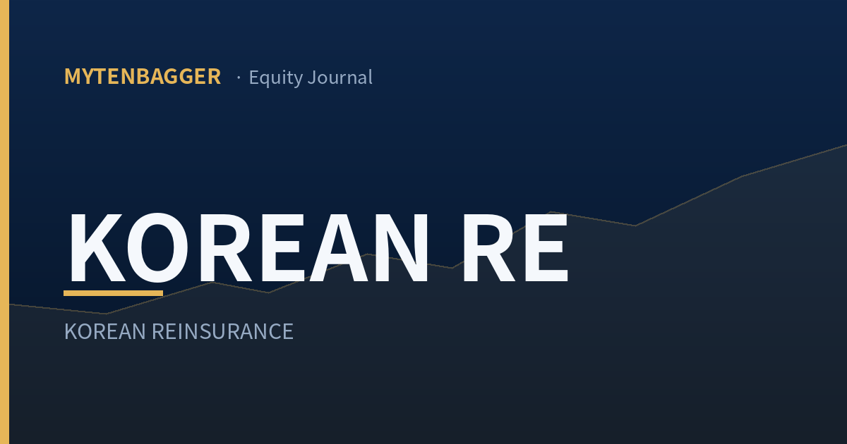 Korean Re Stock Rests on a Half Year: Three Return Figures